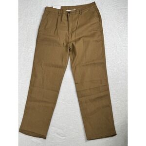 Jett Jeans Mens Straight Fit‎ Brown Casual Pants Chino 37W x 28L NEW